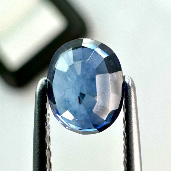 زوج من الياقوت الأزرق الطبيعي – 2.12 قيراط – تايلاند – 6,2 × 5,2 ملم – 6,3 × 5,1 ملم