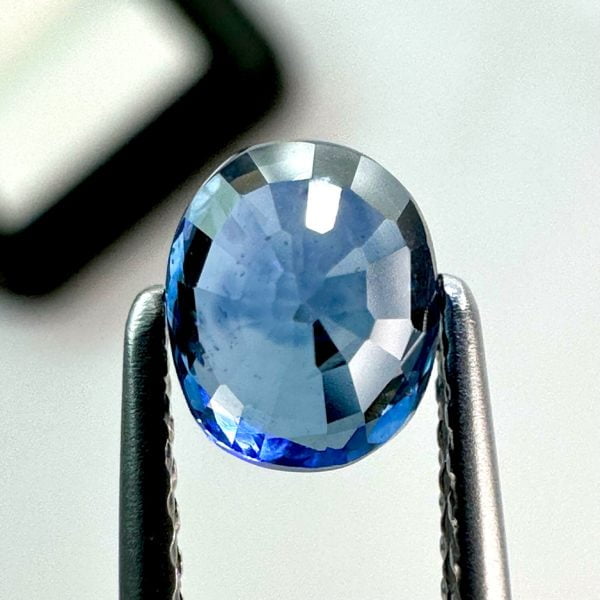 زوج من الياقوت الأزرق الطبيعي – 2.12 قيراط – تايلاند – 6,2 × 5,2 ملم – 6,3 × 5,1 ملم