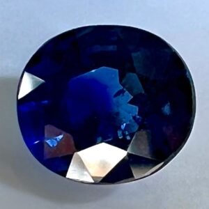 Faceted Natural Blue Sapphire 1.69 ct - Stunning Rare Gem