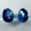 زوج من الياقوت الأزرق الطبيعي – 2.12 قيراط – تايلاند – 6,2 × 5,2 ملم – 6,3 × 5,1 ملم