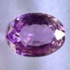 Pinkish Purple sapphire 0.85 ct / 6,84 x 5,01 mm