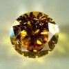 0.30 carat natural orange-yellow diamond with SI2 clarity and vibrant luster, perfect for jewelry or collection.