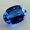 The 2.33 carat Blue Kyanite, a natural gemstone with a uniform and vibrant blue, ideal for creating exceptional jewelry. This rare gemstone, originating from Nepal, has a beautiful clarity.