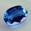 The 2.33 carat Blue Kyanite, a natural gemstone with a uniform and vibrant blue, ideal for creating exceptional jewelry. This rare gemstone, originating from Nepal, has a beautiful clarity.