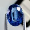 The 2.33 carat Blue Kyanite, a natural gemstone with a uniform and vibrant blue, ideal for creating exceptional jewelry. This rare gemstone, originating from Nepal, has a beautiful clarity.
