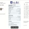 ALGT certificate