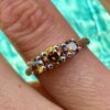 18K White Gold Ring with 0.80 ct Natural Fancy Vivid Yellowish Orange SI Diamond, ALGT Certified | Luxury Jewelry
