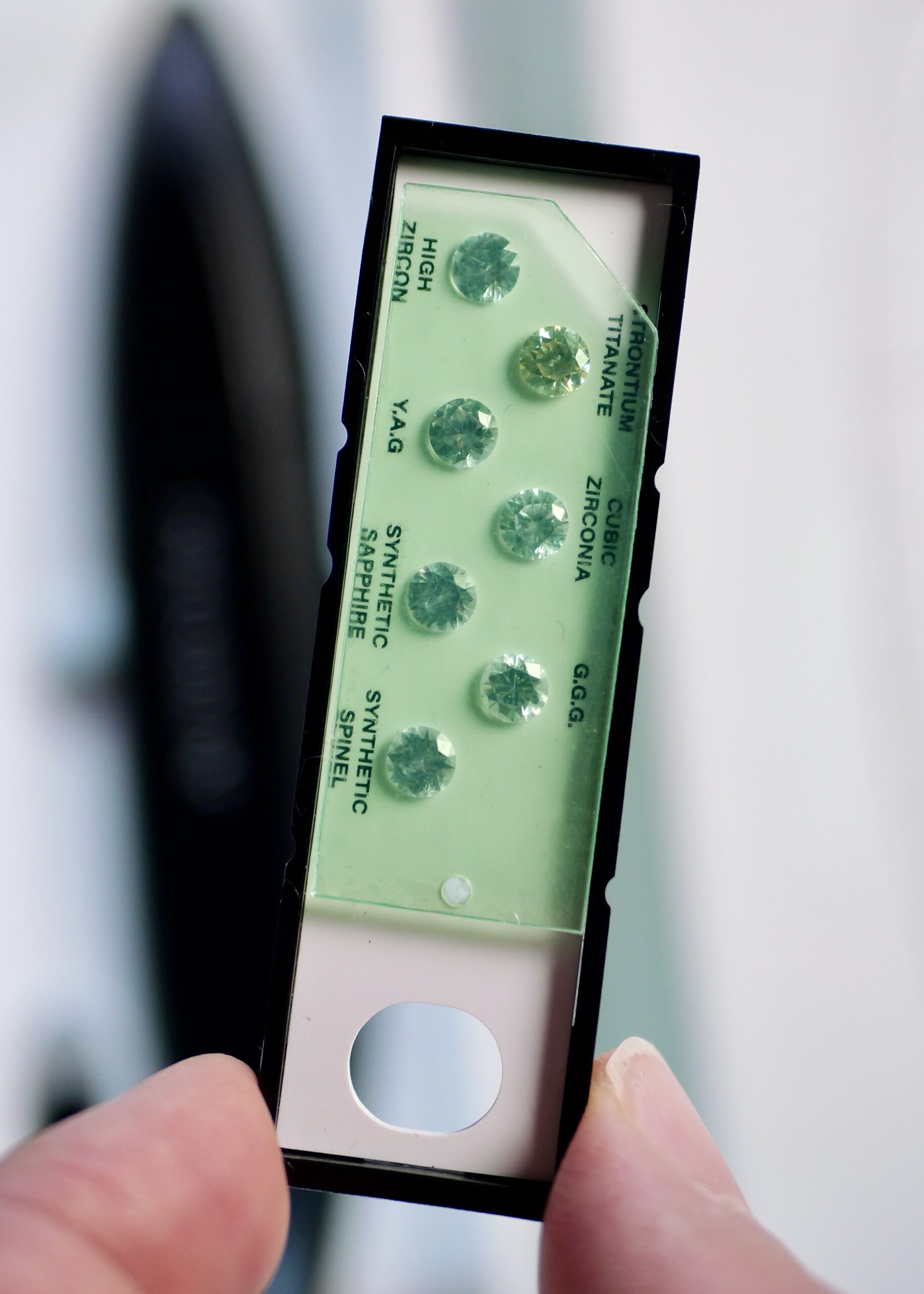 Simulated diamond test